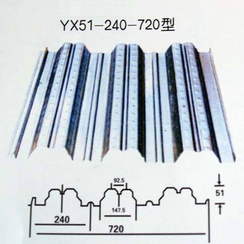 YX51-240-720型組合樓板哈密鋼結(jié)構(gòu)